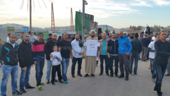 بالصور: وفد من أهالي مدينة يافا في زيارة تضامنية لخيمة الاعتصام في أم الفحم 